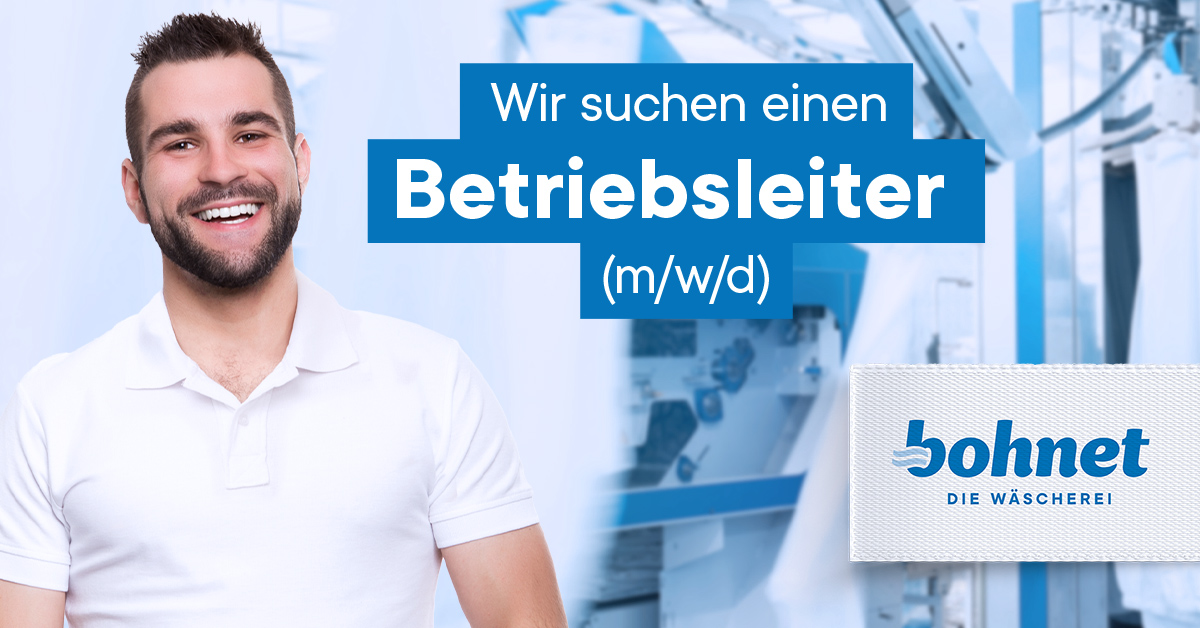 Expressbewerbung Betriebsleiter Ulm Wäscherei