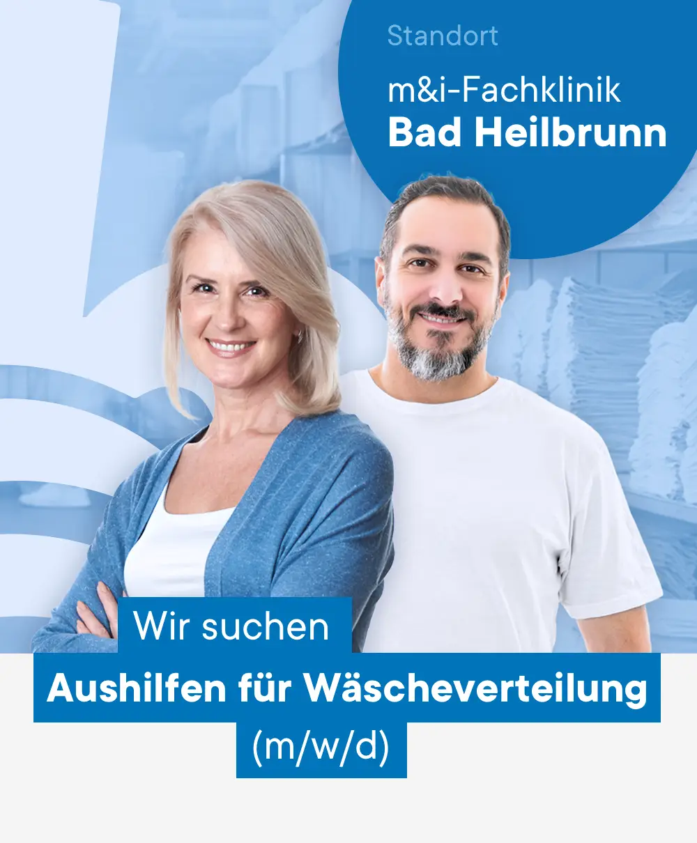Stellenangebot Mitarbeiter/in Wäscheverteilung Bad Heilbrunn